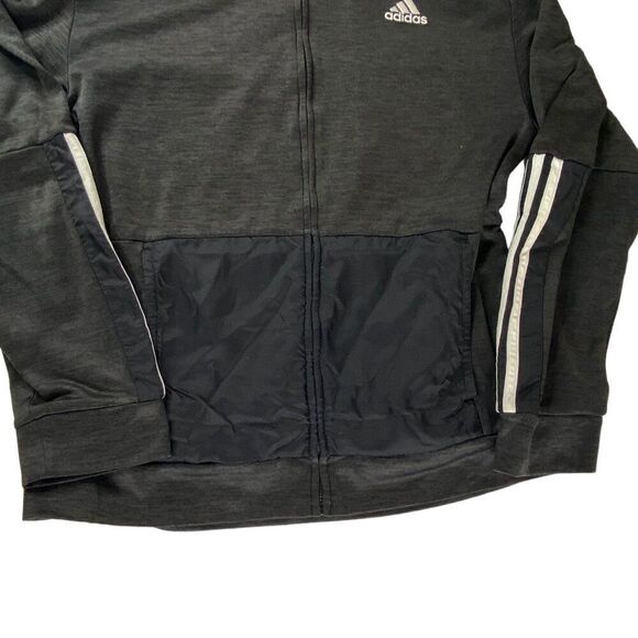 Adidas Youth XL Jacket Zip Up black - Picture 3 of 5